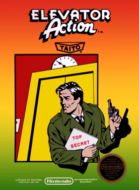 Elevator Action (USA) box cover front